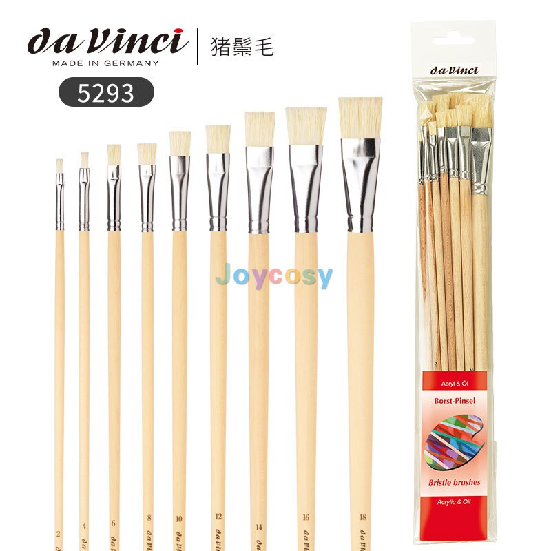DA Vinci Acrylic Painting Brush Borstpinsel Set Fl..